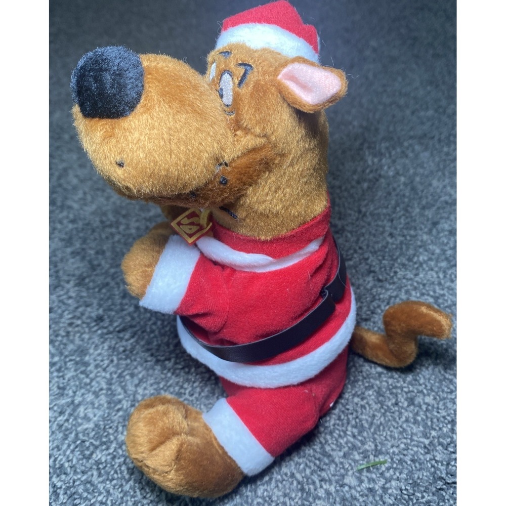 Gemmy 2004 Scooby Doo Santa Animated Plush Sings 3 Christmas Carols Working